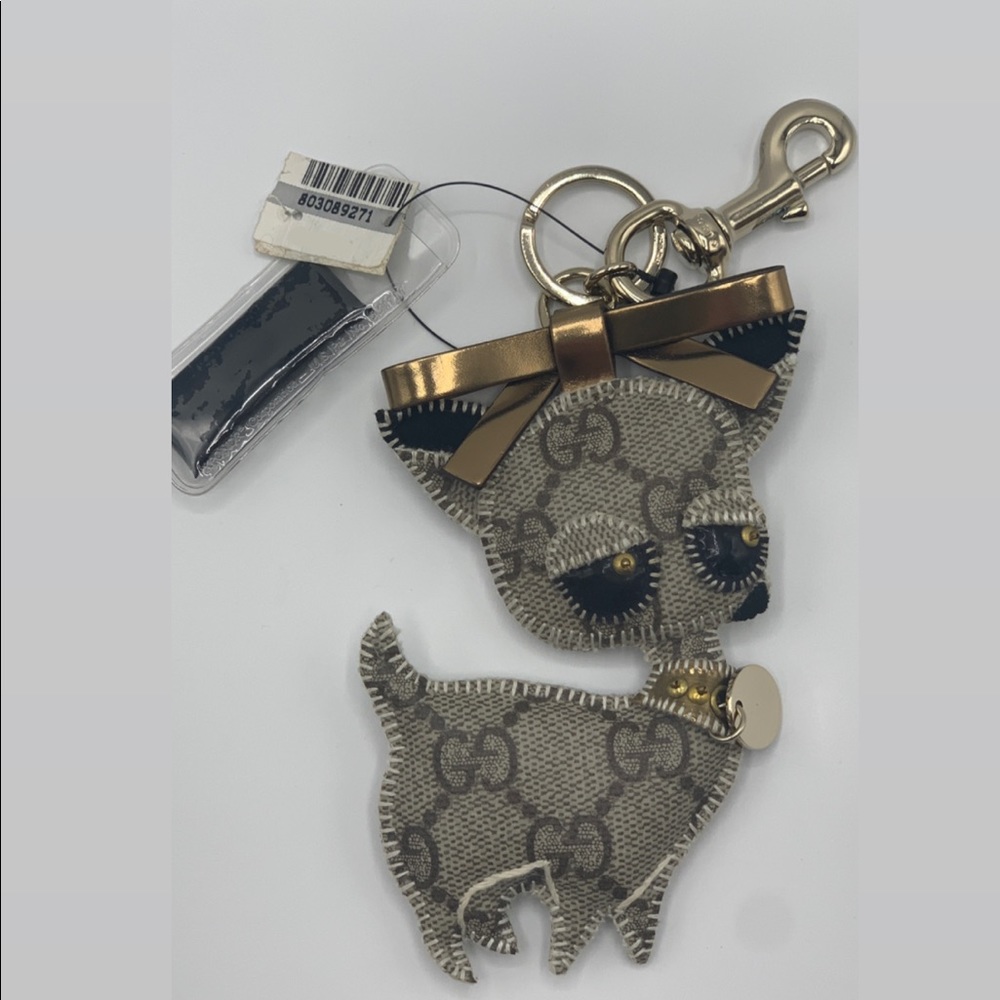 Gucci Guccioli Brando Chihuahua Dog Key Charm